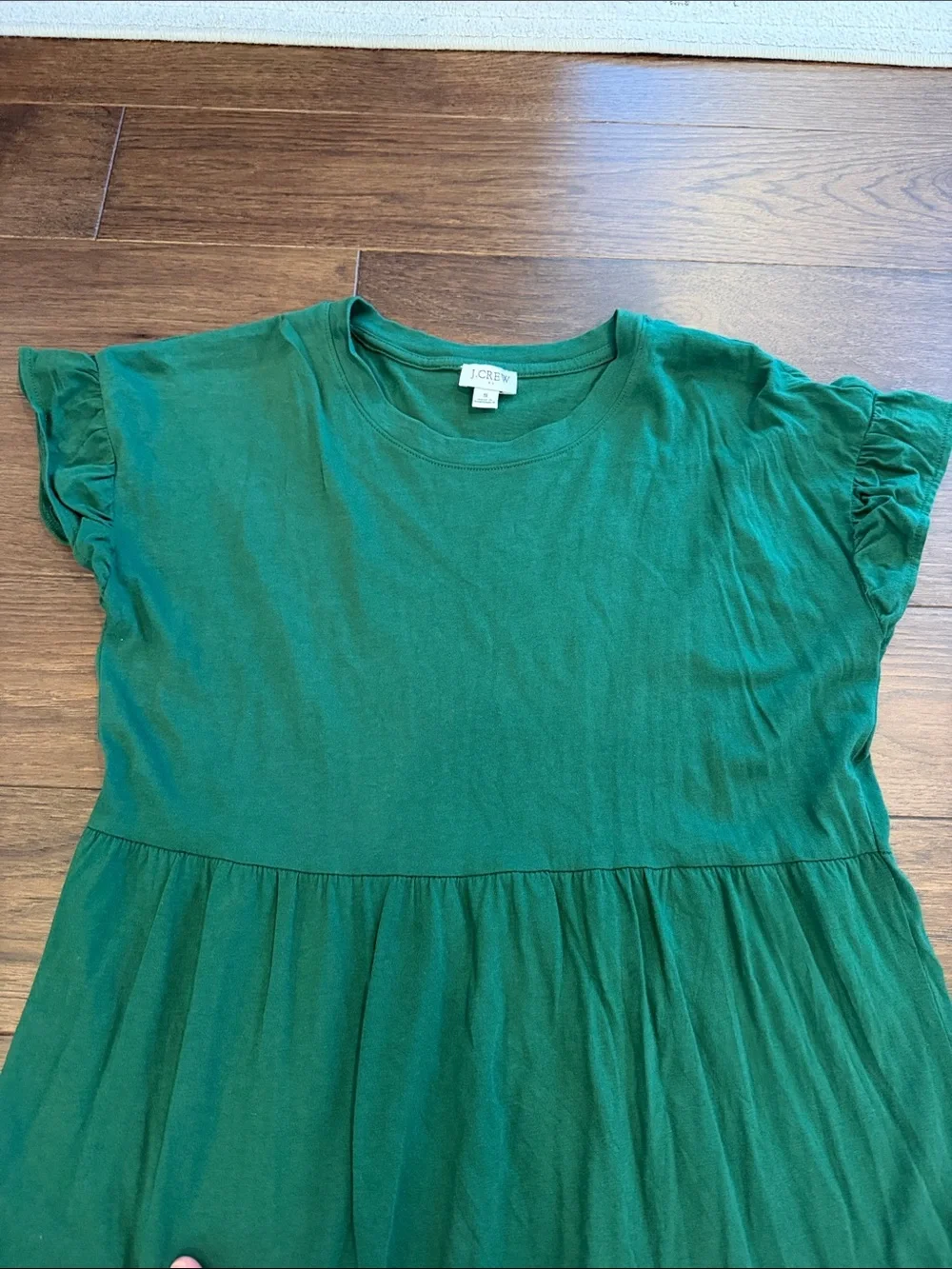 J. Crew Women’s Green Tiered Dress Size Small - C1-108